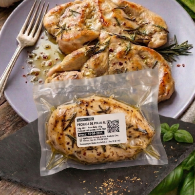 Pechuga de pollo al romero